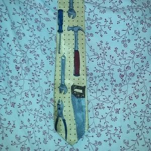 Vtg 90s Home Improvement Tool Time Tie USA